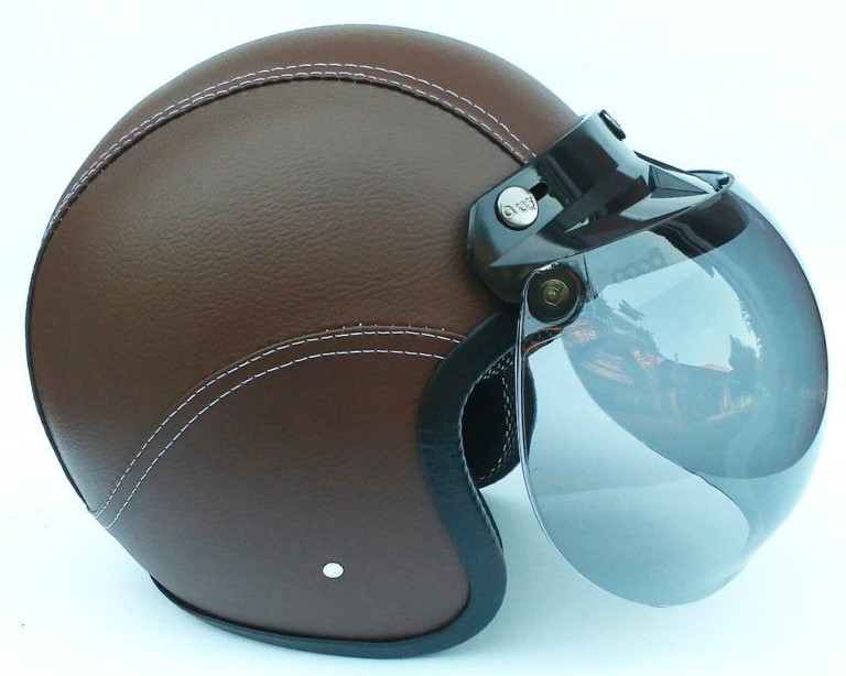 Helm Bogo Kulit Cetak