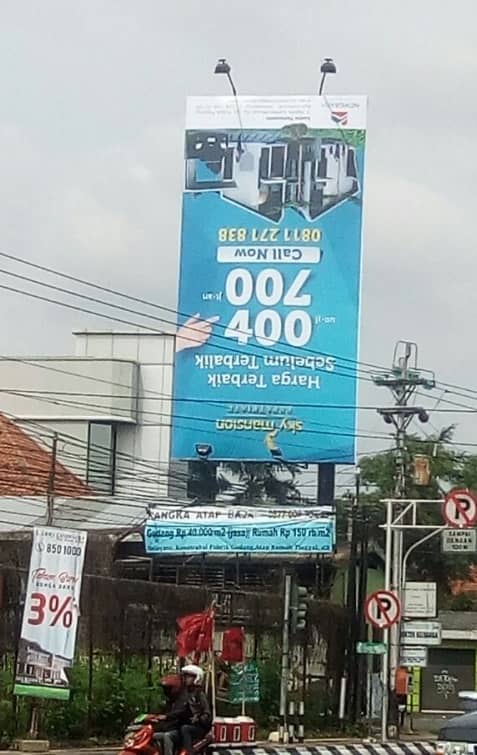 Laysander Iklan Kreatif dengan Digital Printing iklan sky mansion brilio.net 
